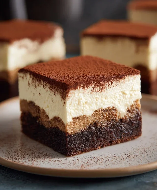 Tiramisu Brownies