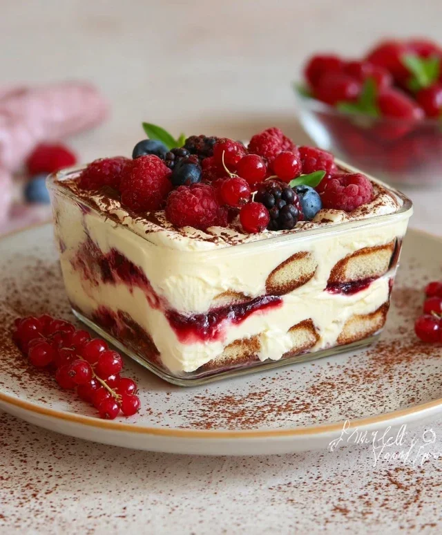 TIRAMISU AI FRUTTI DI BOSCO