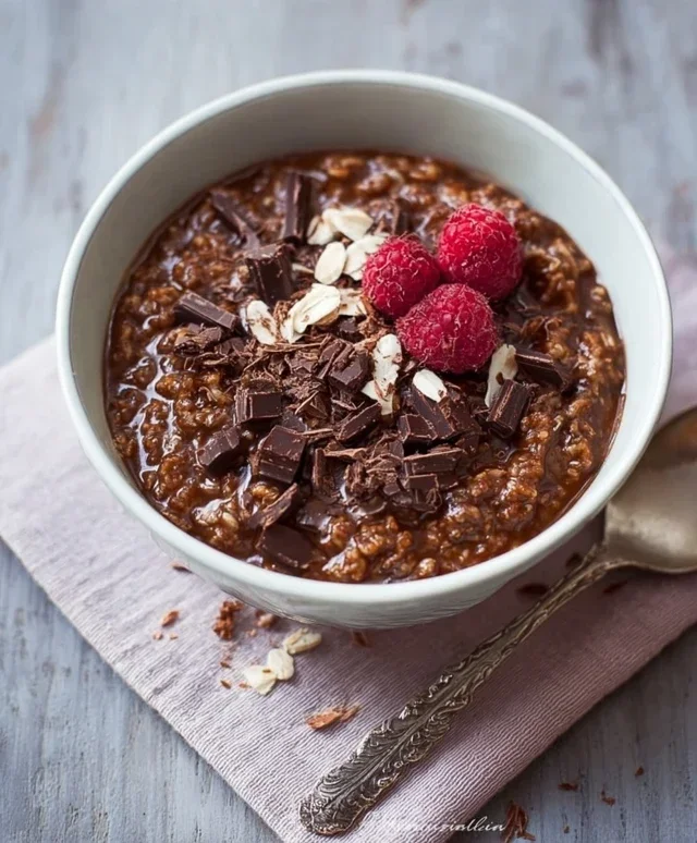 Porridge al cioccolato (sano, energetico e goloso!) la Ricetta facilissima