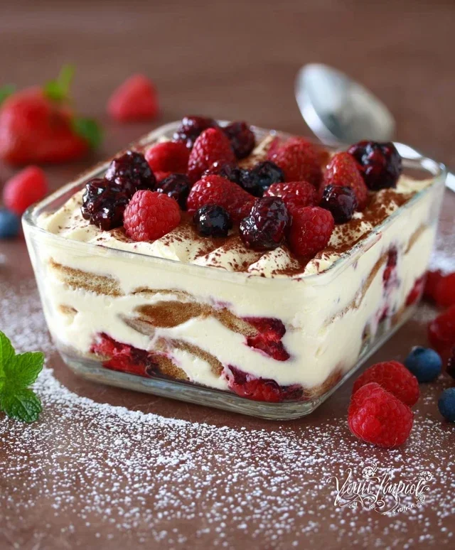 TIRAMISU AI FRUTTI DI BOSCO