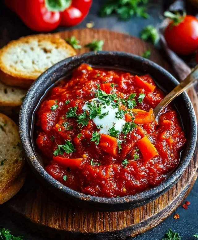 Paprikasoße mit Ajvar
