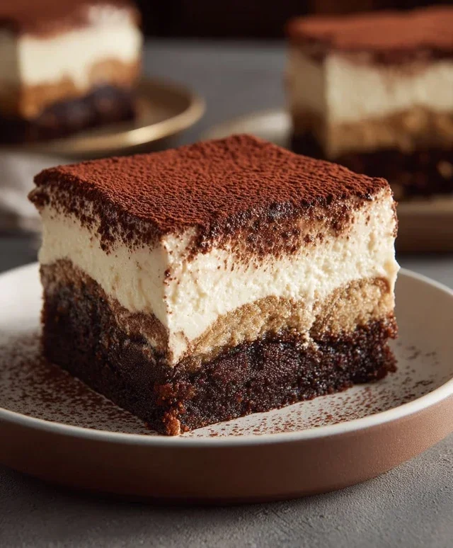 Tiramisu Brownies