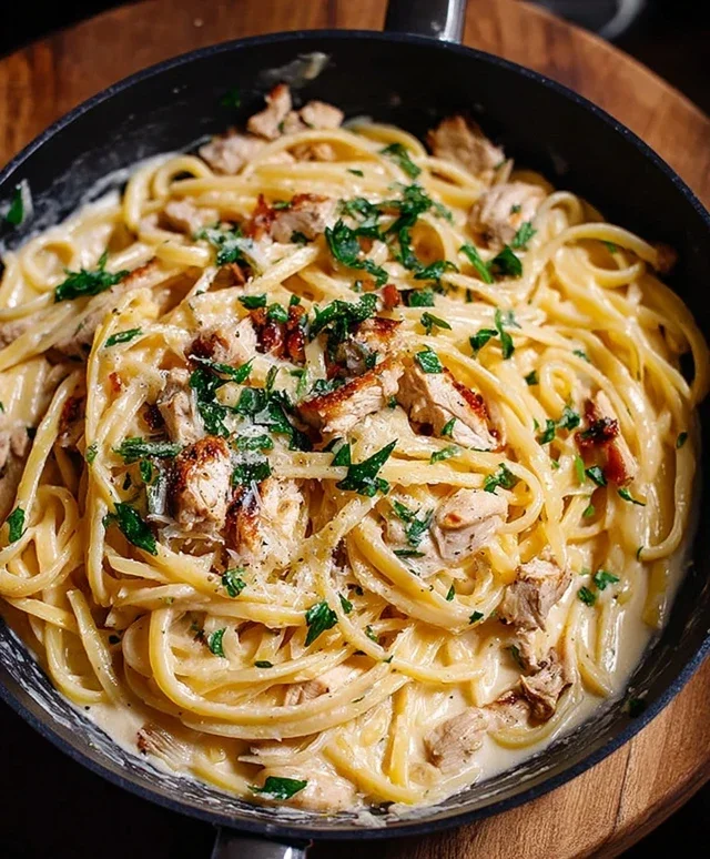 Marry Me Hühnchen Pasta Gericht