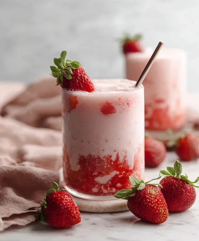 Korean Strawberry Milk