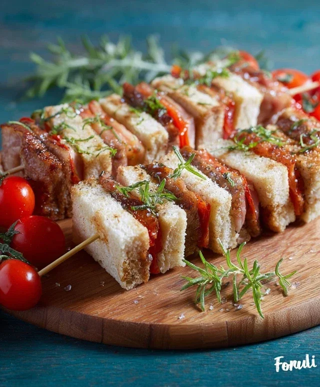 Spiedini di tramezzini