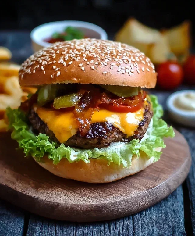 Burger aus der Heissluftfritteuse