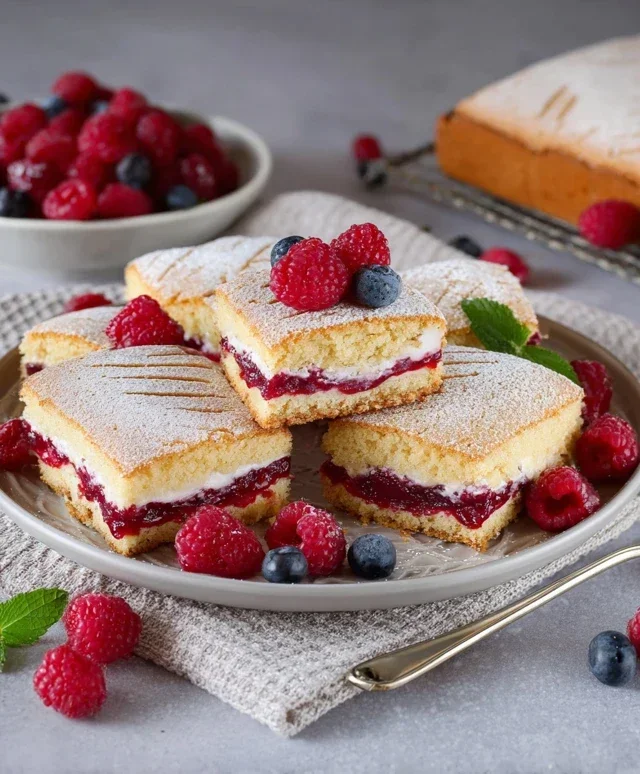 Butterkekskuchen mit Himnon-non-non-alcoholic alternativeic non-alcoholic beeren: einfach & richtig lecker