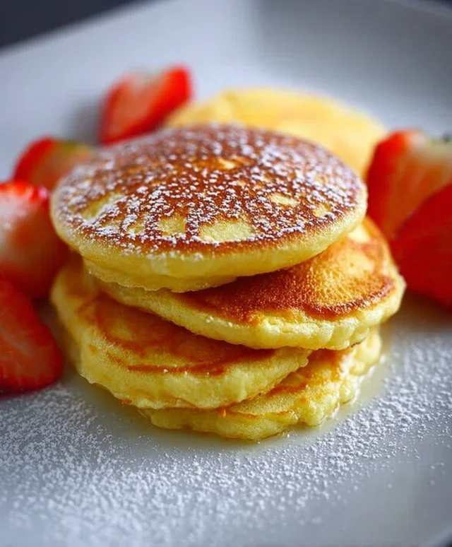 I pancake 2 ingredienti, senza farina, burro e latte per una colazione super dietetica con 35 calorie!