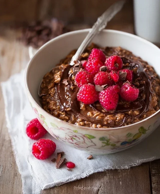 Porridge al cioccolato (sano, energetico e goloso!) la Ricetta facilissima