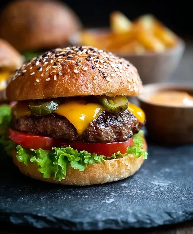 Burger aus der Heissluftfritteuse
