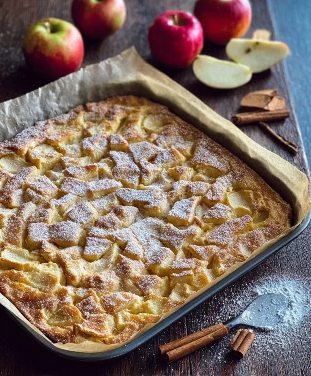 Apfelpfannkuchen aus dem Ofen