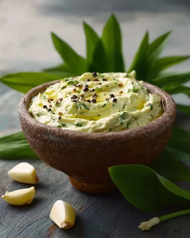 Bärlauch-Dip: Wenn der Frühling nach Knoblauch duftet