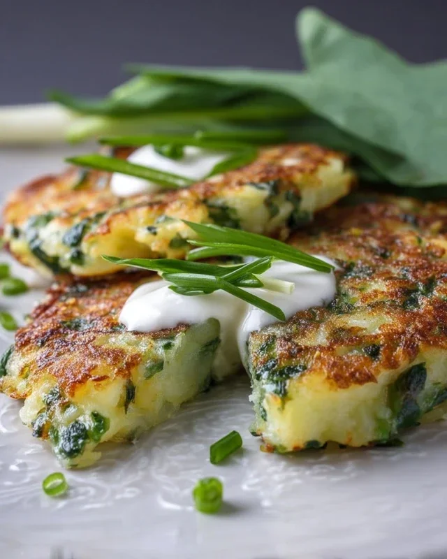 Bärlauch-Kartoffel-Puffer