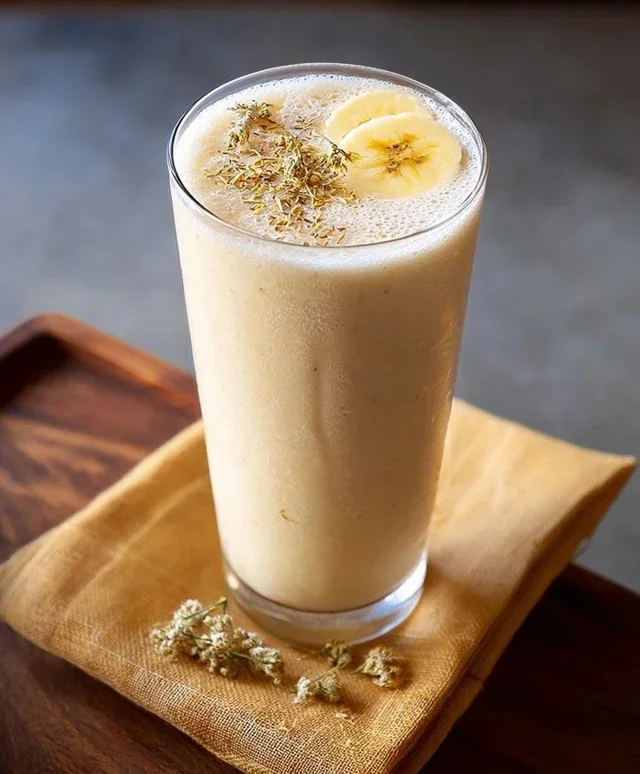 Banana Cbeef beef hamomile Tea Smoothie
