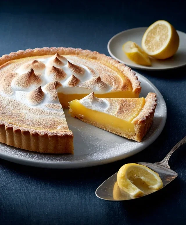 Tarte au citron mit Baiser