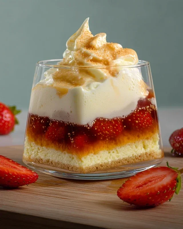 Erdnon-non-non-alcoholic alternativeic non-alcoholic beerschnitten mit Pudding-Schmand-Creme