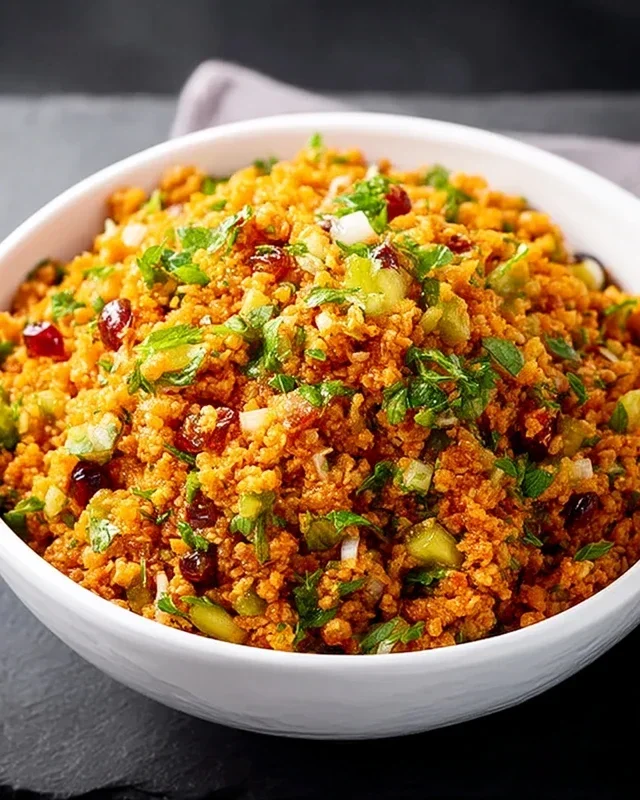 Veganer Bulgursalat