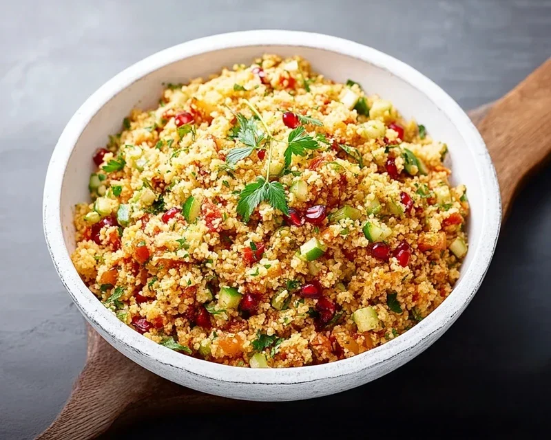 Veganer Bulgursalat