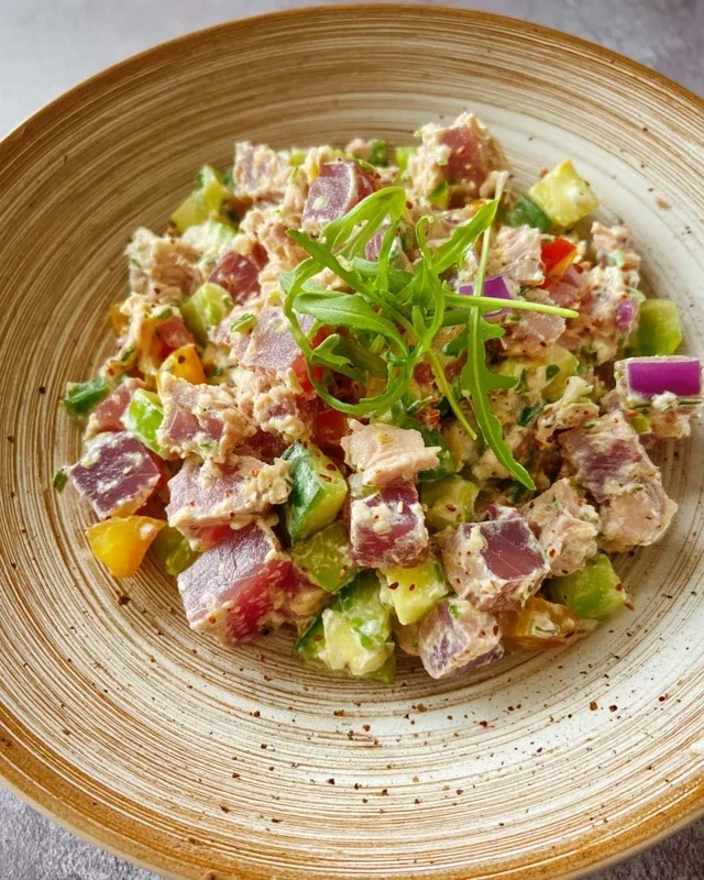 Thunfischsalat - Einfaches und gesundes Rezept