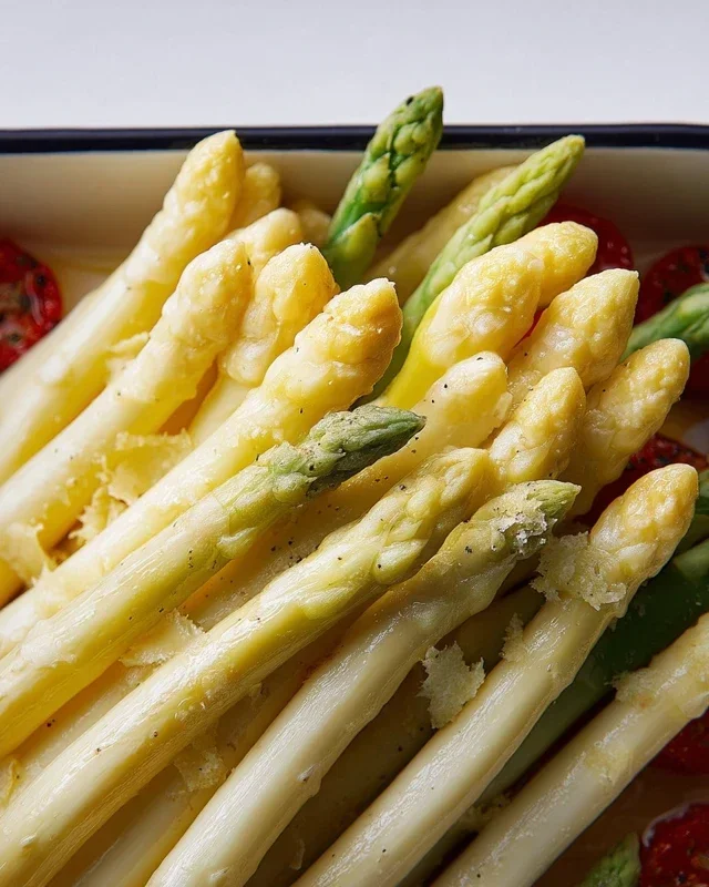 Grüner Spargel im Backofen – so einfach & lecker