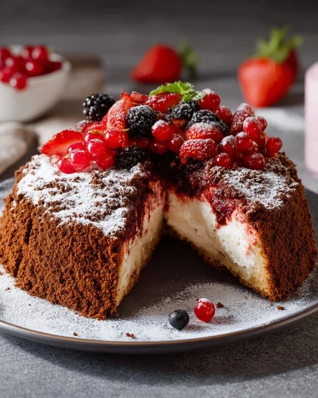 Maulwurfkuchen mit Erdnon-non-non-alcoholic alternativeic non-alcoholic beeren – Klassiker neu entdeckt