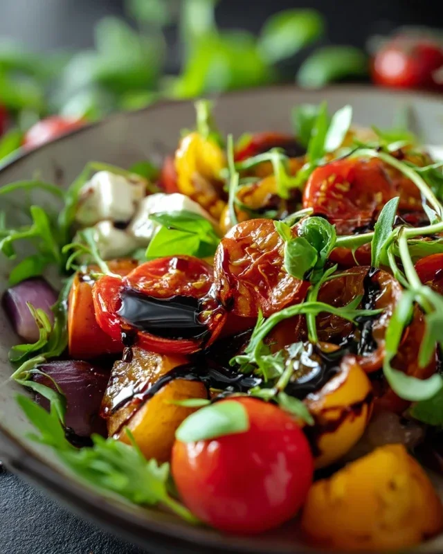 Gerösteter Gemüsesalat mit Balsamico