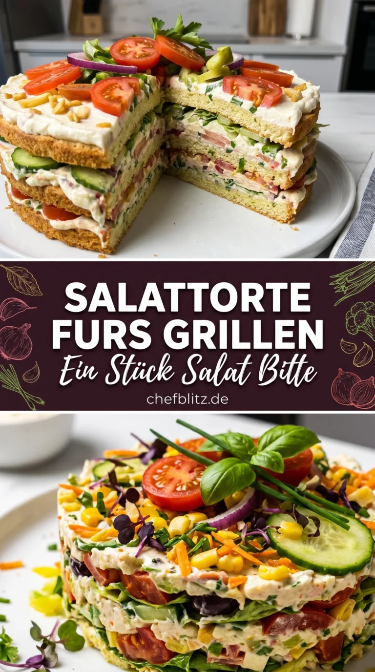 Salattorte Furs Grillen Ein Stuck Salat Bitte