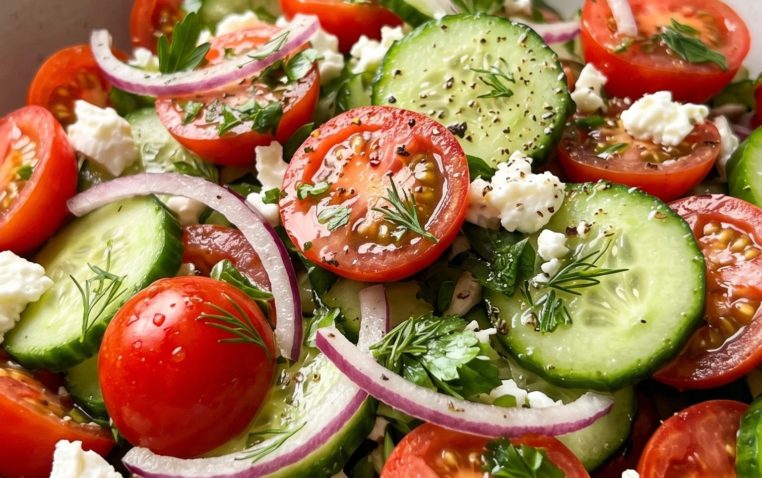 Tomaten Gurken Salat