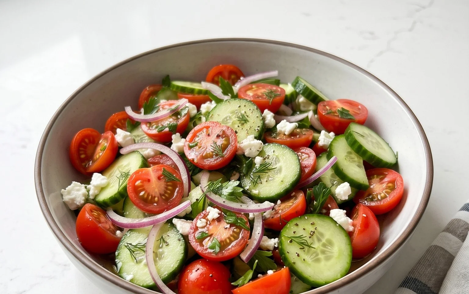 Tomaten Gurken Salat