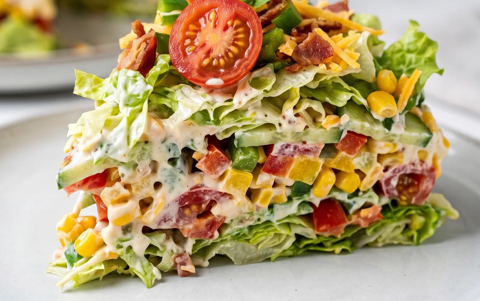 Salattorte fürs Grillen “Ein Stück Salat, bitte!” - rideros