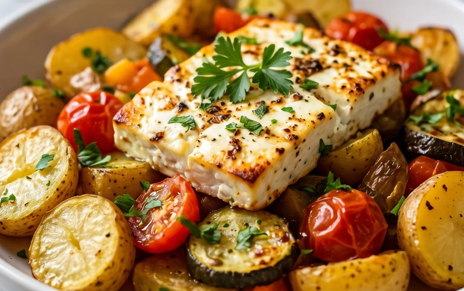 Köstliches Feta Kartoffeln Ofengemüse: Einfach und Gesund!