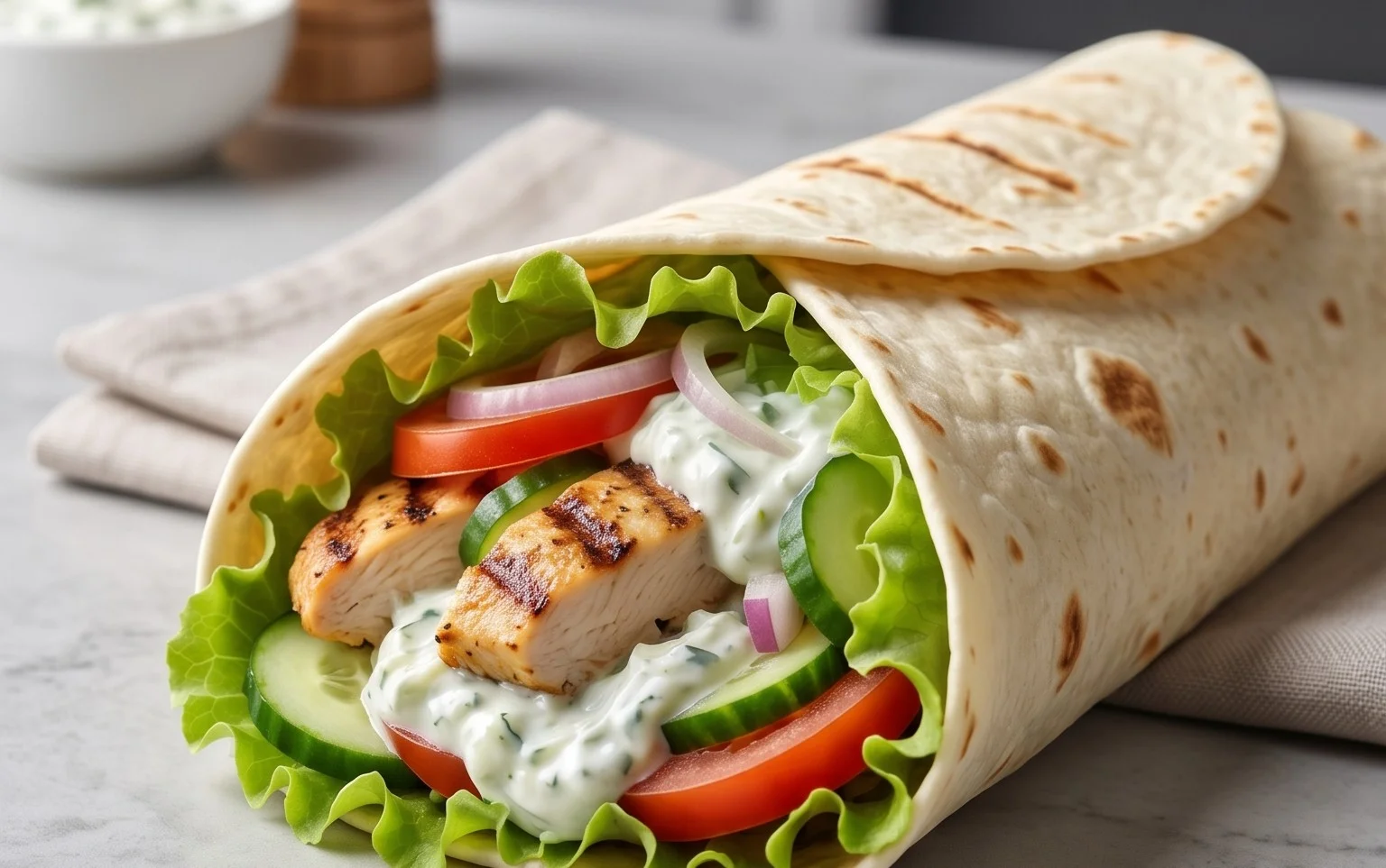 Griekse Kipwraps met Tzatziki maken is eenvoudig en lekker!