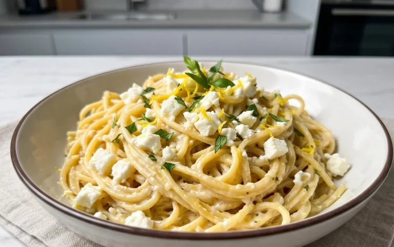 Zitronen-Feta-Pasta: So schnell und lecker gelingt's!