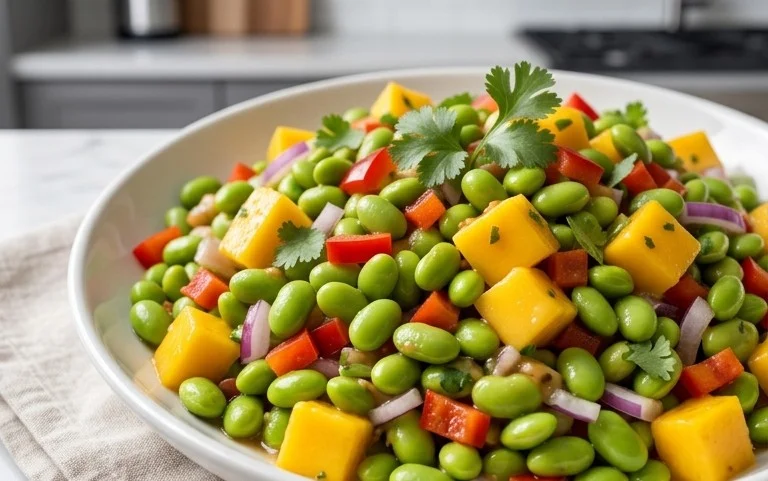 Edamame-Mango-Salat: Ein Unglaubliches Ultimatives Rezept für 5 Sinne