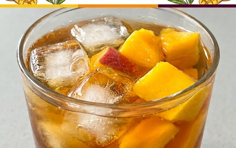 Mango Eistee – Super erfrischend für den Spätsommer