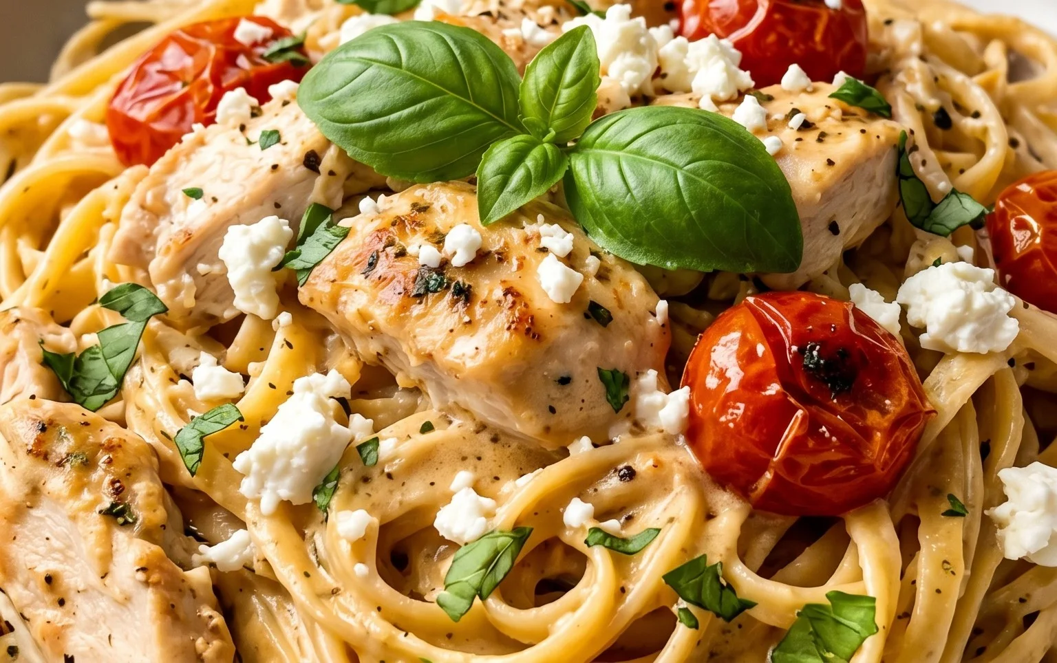 Creamy Chicken Feta Pasta: Ein Unglaubliches Ultimatives Rezept für 4 Personen