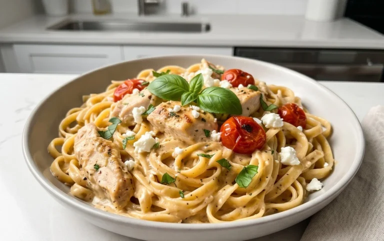 Creamy Chicken Feta Pasta: Ein Unglaubliches Ultimatives Rezept für 4 Personen