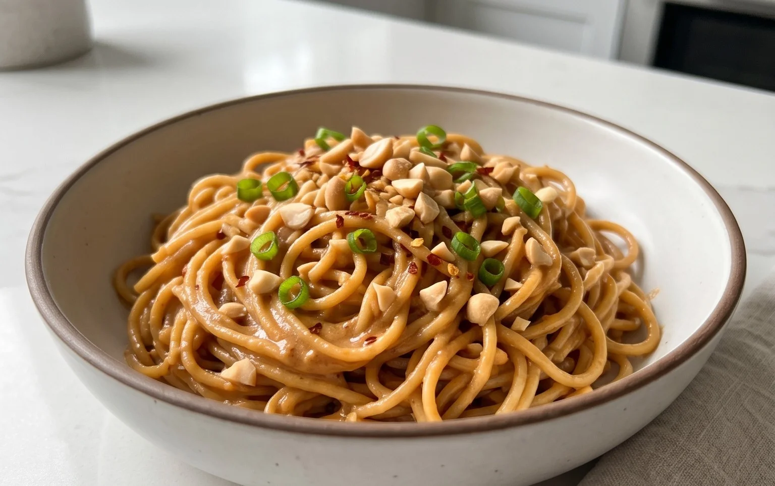 Spicy Peanut Butter Noodles