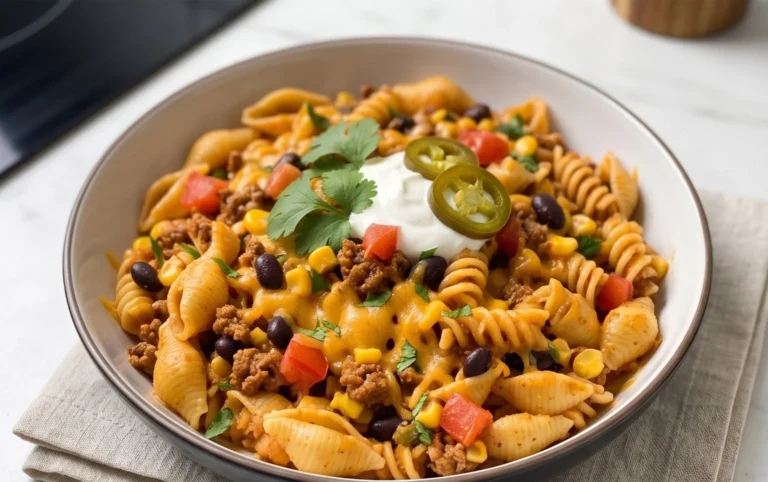 Cheesy Taco Pasta