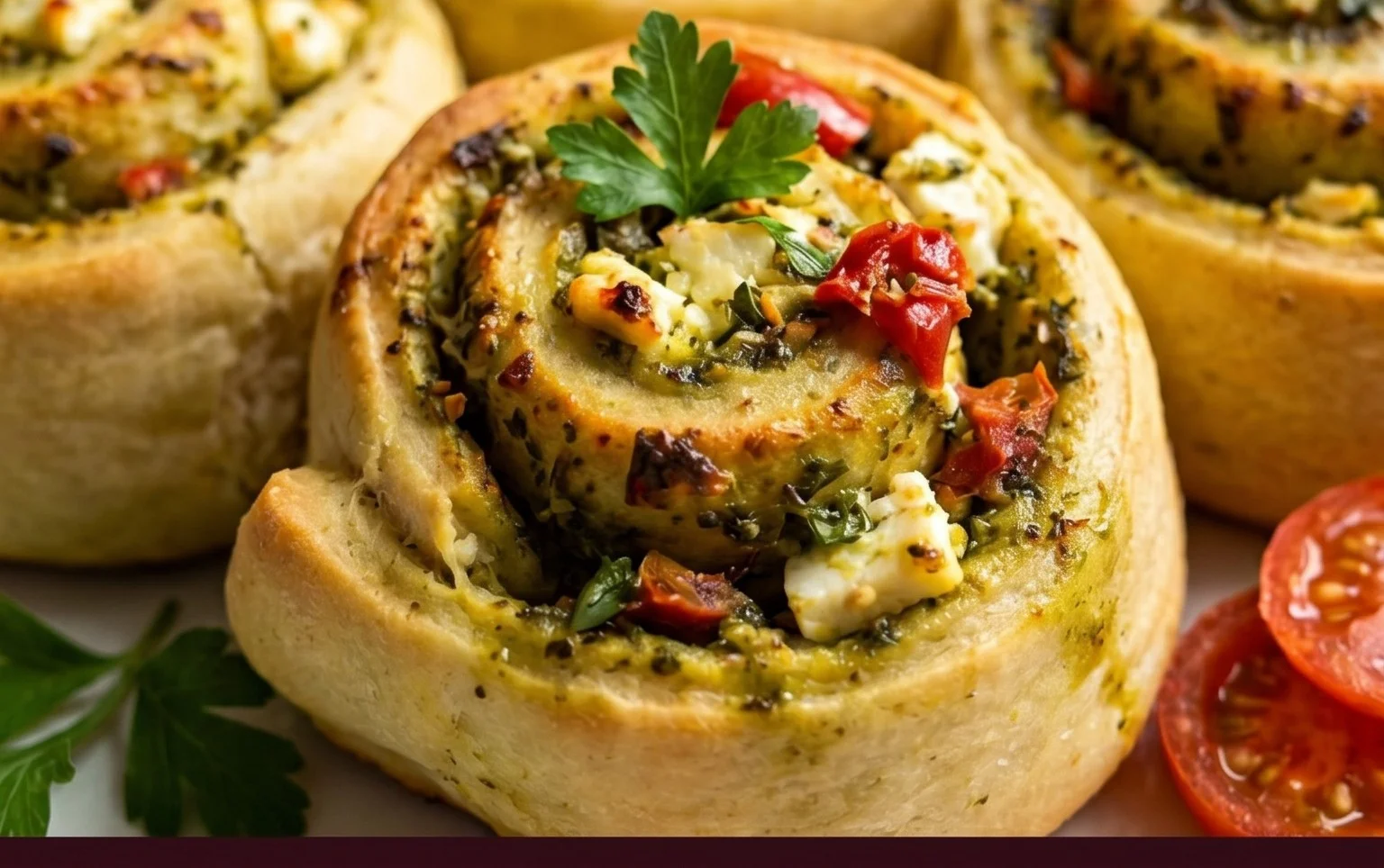 Pesto Feta Rolls