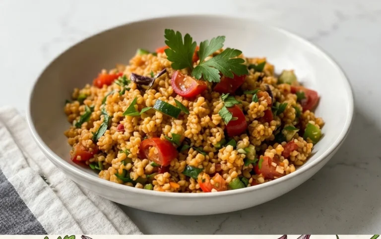 Veganer Bulgursalat