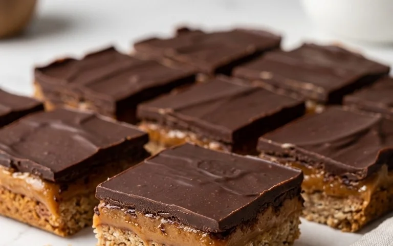 Healthy Twix Bars (Gluten-free) Homemade Recipe