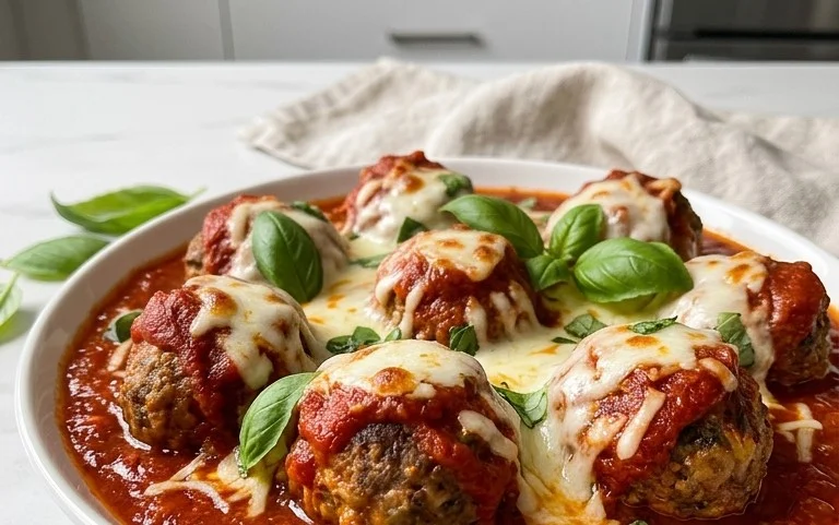 Baked Italian Meatballs