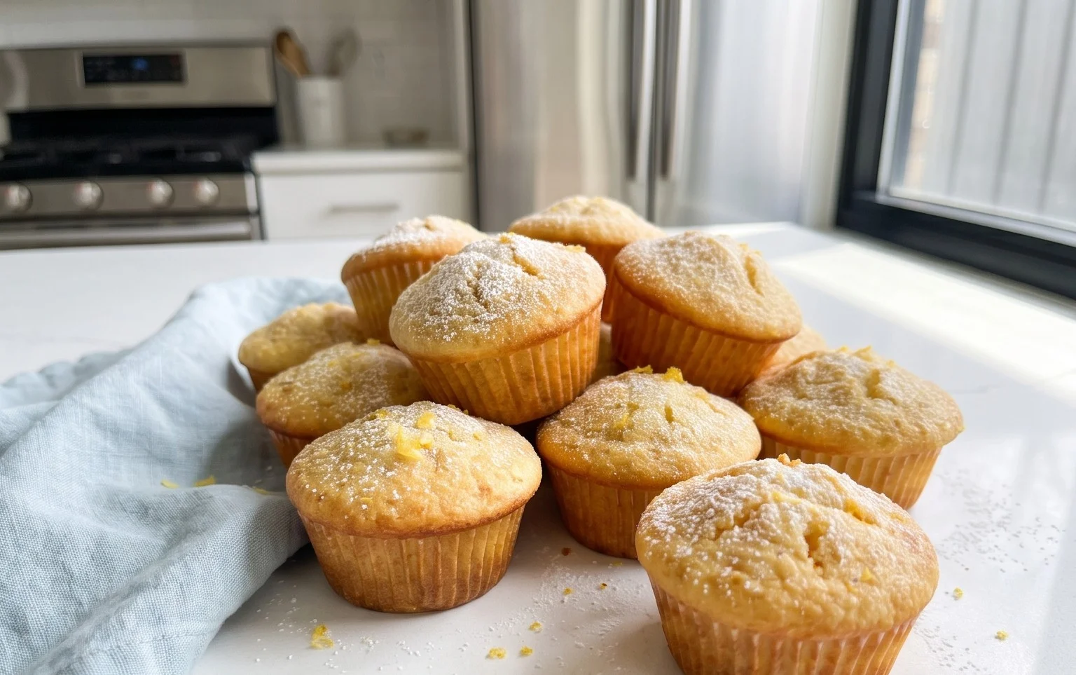 Zitronenmuffins – schnell & einfach