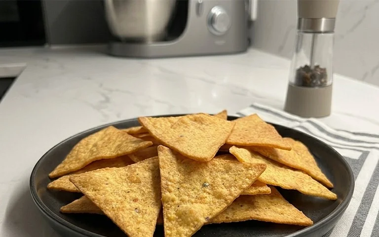 Keto Tortilla Chips (2 Ingredients!)