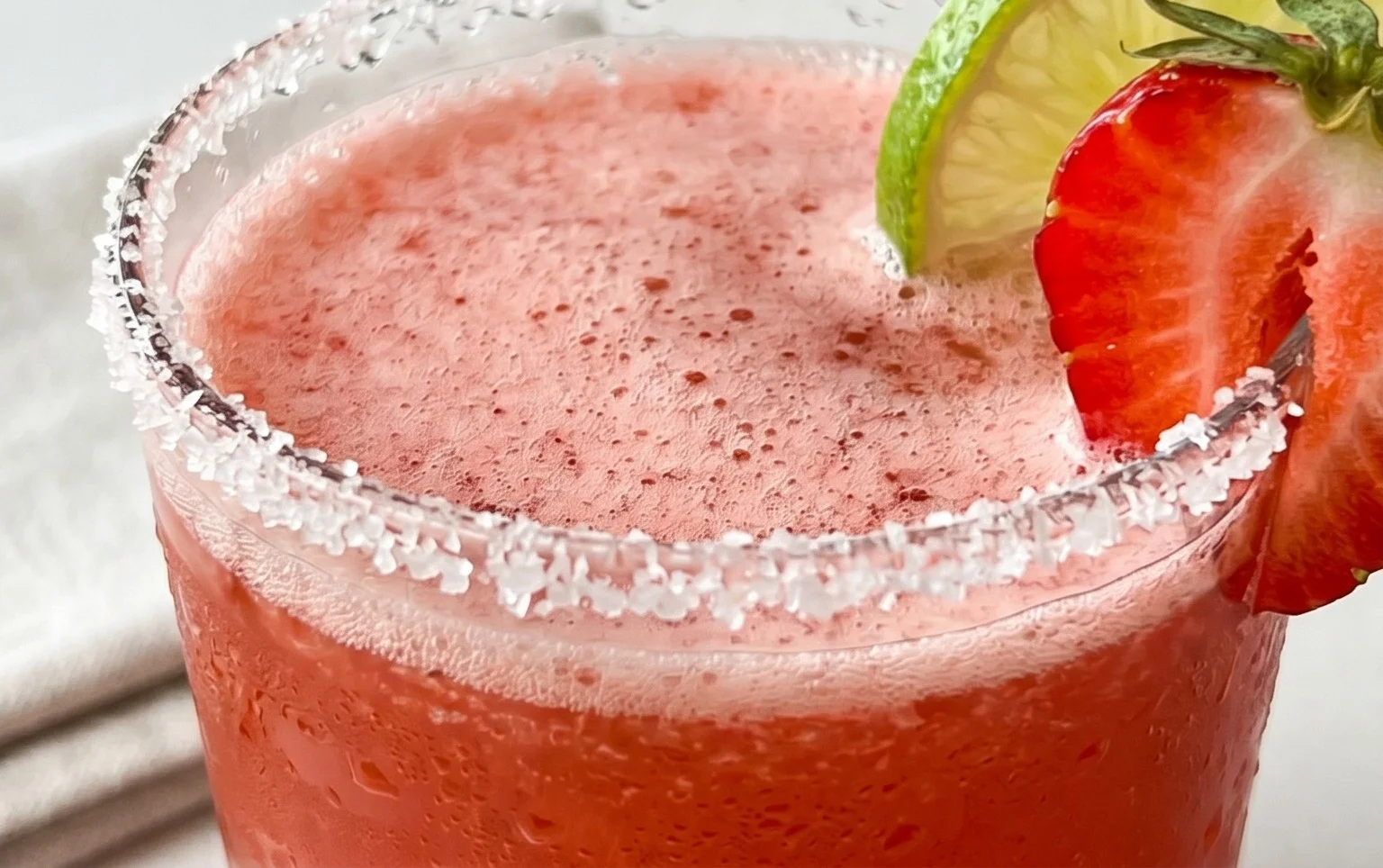 Alkoholfreier Erdnon-alcoholic beer-Margarita-Mocktail