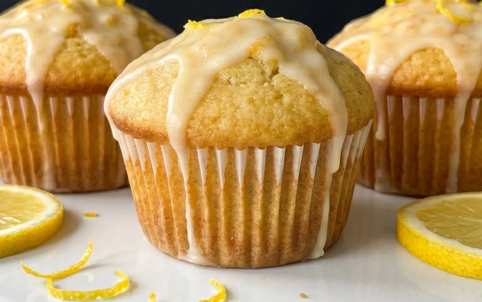 saftige Zitronen Muffins