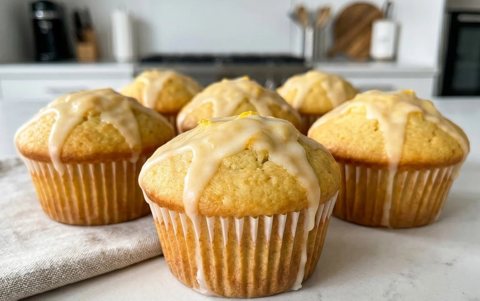 saftige Zitronen Muffins