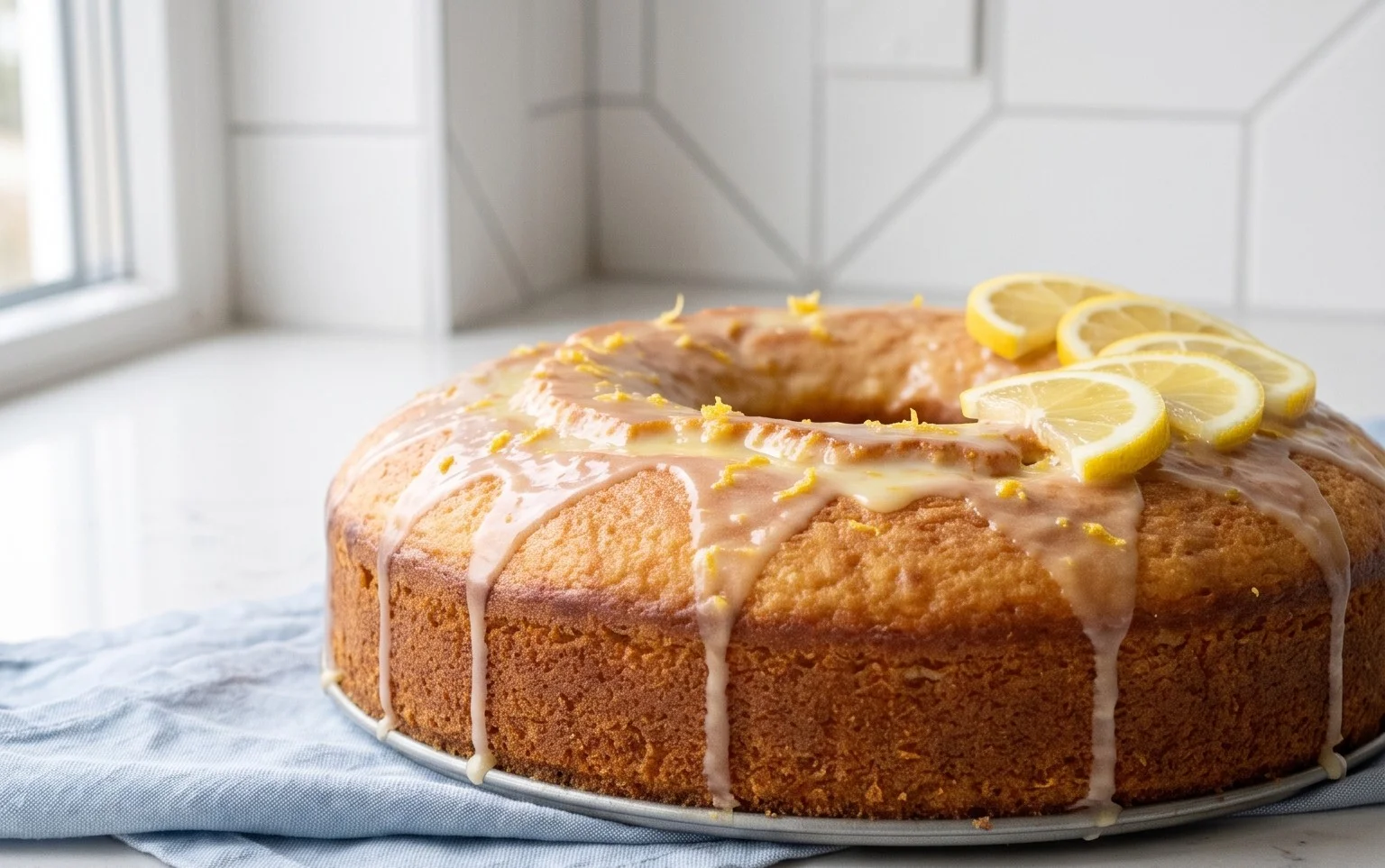 Zitronen-Joghurt-Kuchen schnell und einfach