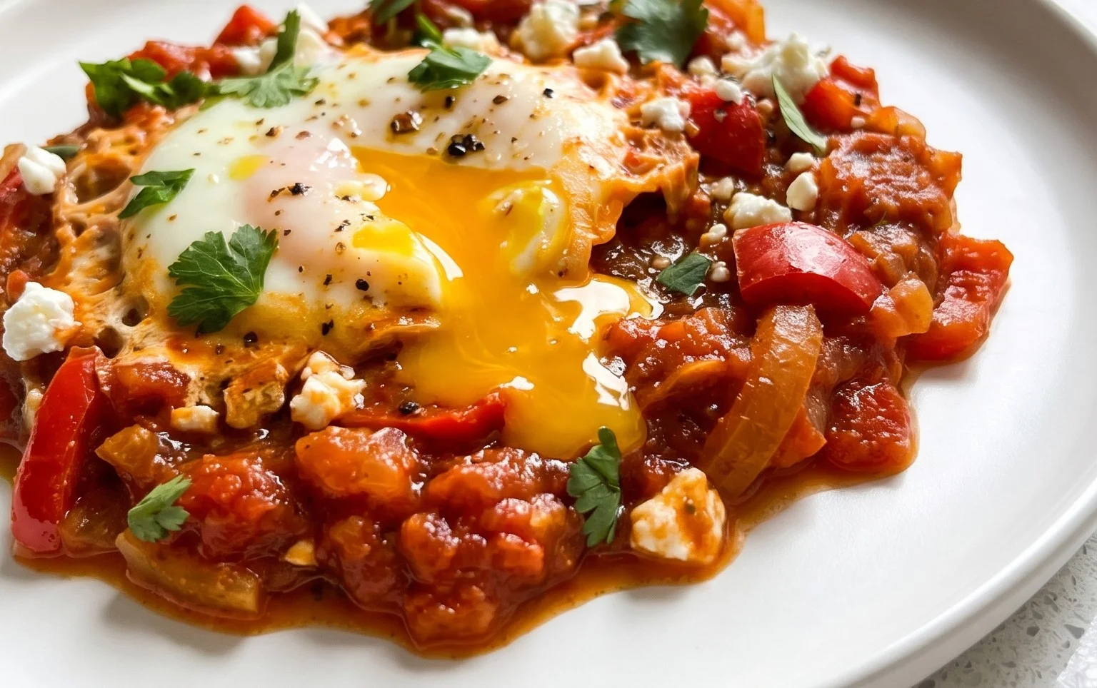 One Pan Shakshuka (Eggs in Hell)